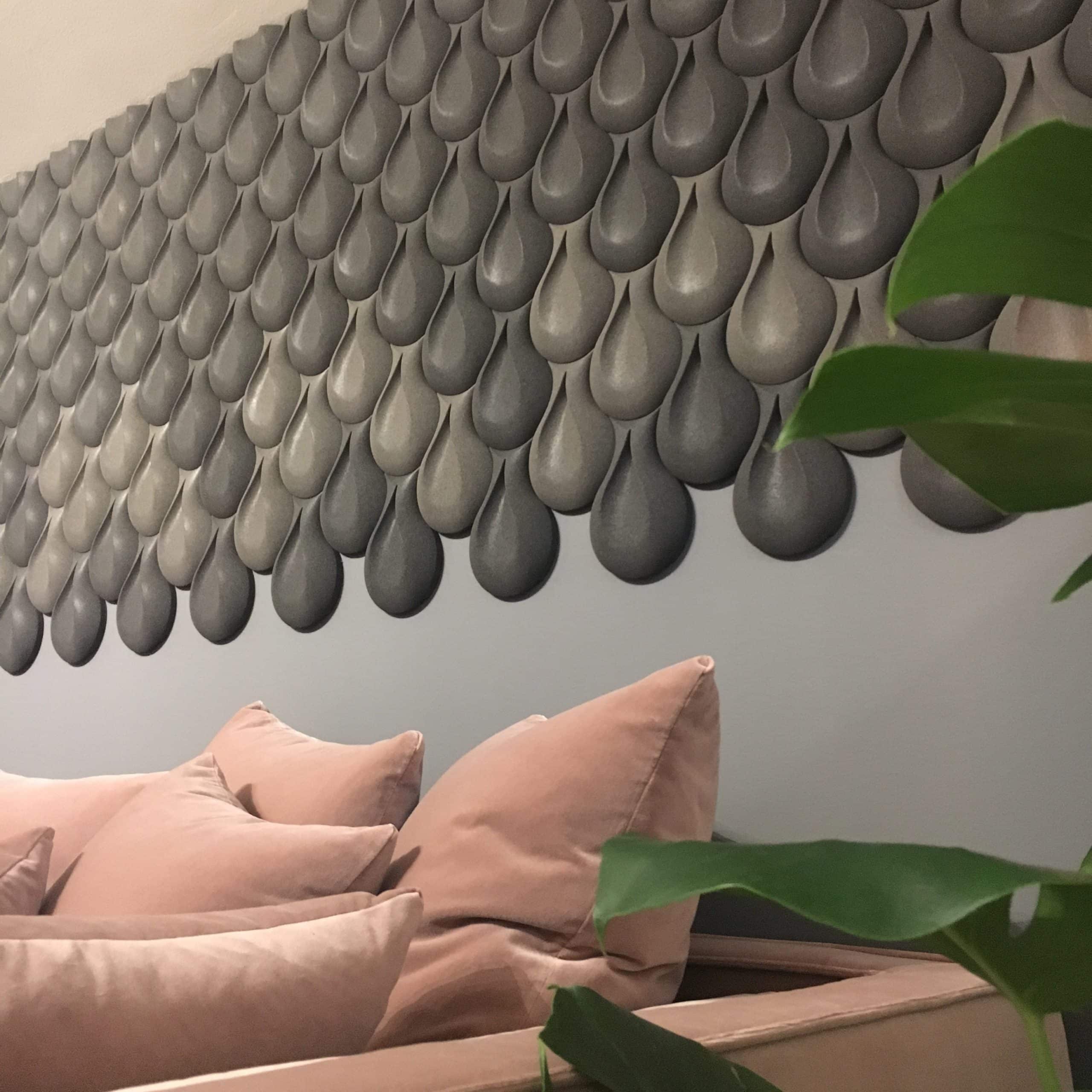 Drop – 3D korkfliser til vegg