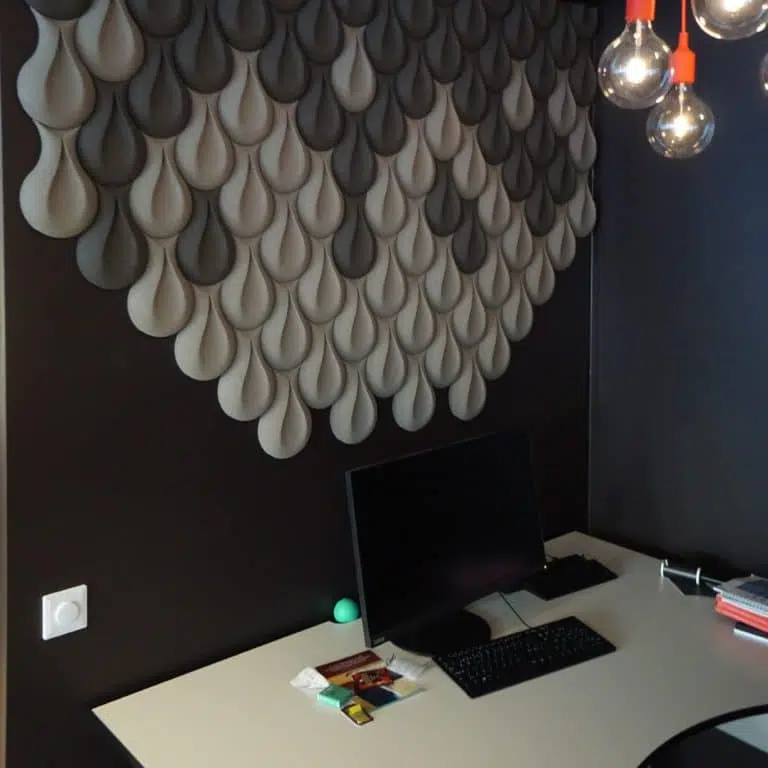 Drop – 3D korkfliser til vegg - Bilde 4